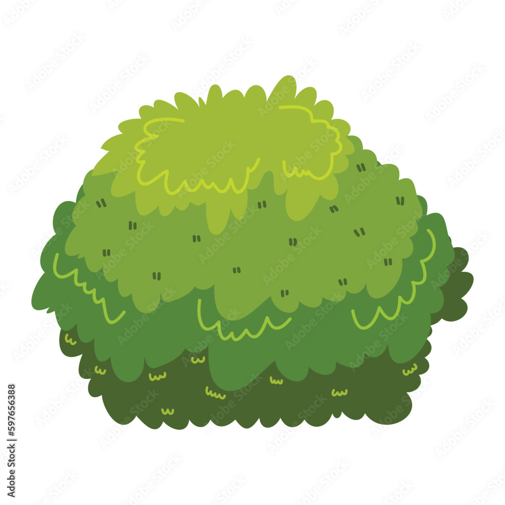 Illustration of bush for decorate the garden beautifully. Ornamental plant shrub for decorate of a park, a garden or a green fence. Thick thickets of shrubs. Foliage for spring and summer card design. Illustration of bush for decorate the garden beautifully. Ornamental plant shrub for decorate of a park, a garden or a green fence. Thick thickets of shrubs. Foliage for spring and summer card design.