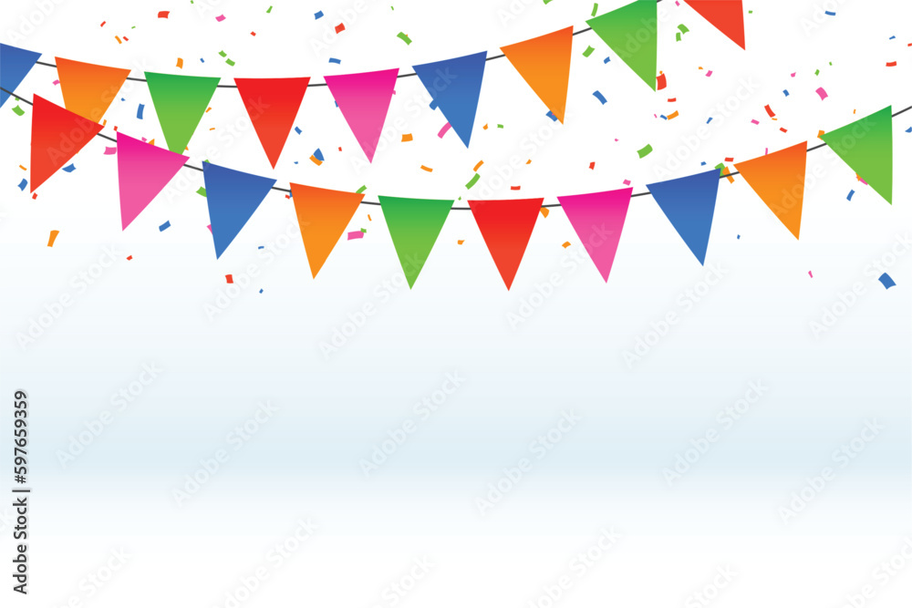 surprise your guests with stunning colorful party flag background surprise your guests with stunning colorful party flag background