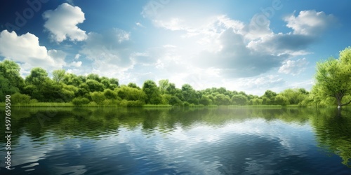Pristine, crystal-clear lak...