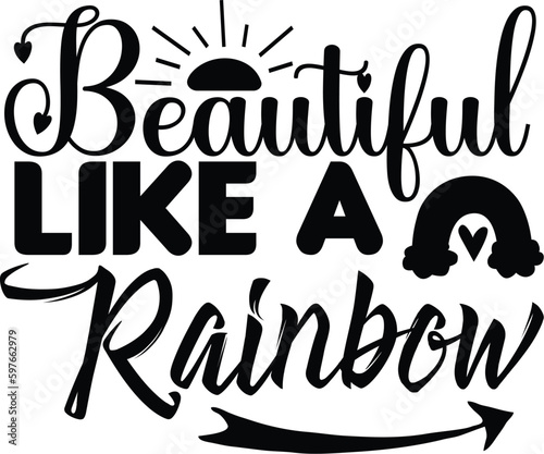 rainbow svg design