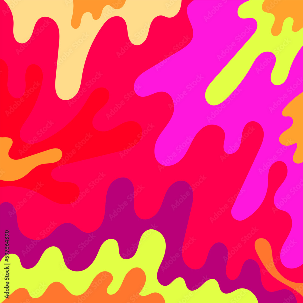 Colorful Groovy background design concept, abstract background Colorful Groovy background design concept, abstract background