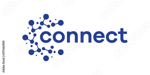 logo design abstract connection icon vector illustration © Mas_W