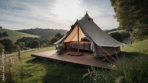 Glamping in the Countryside: The Ultimate Escape. Generative AI