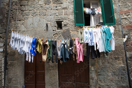 Drying line - Piancastagnaio - Italy © Collpicto