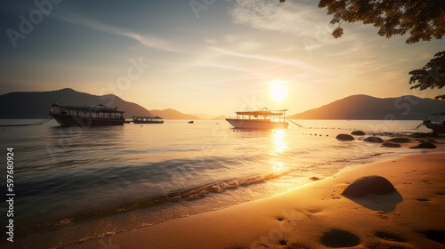 Golden Hours at Amanohashidate: Embracing the Magic of Sunrise or Sunset photo