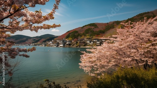 Seasonal Wonders: Amanohashidate's Blossoms and Colors photo