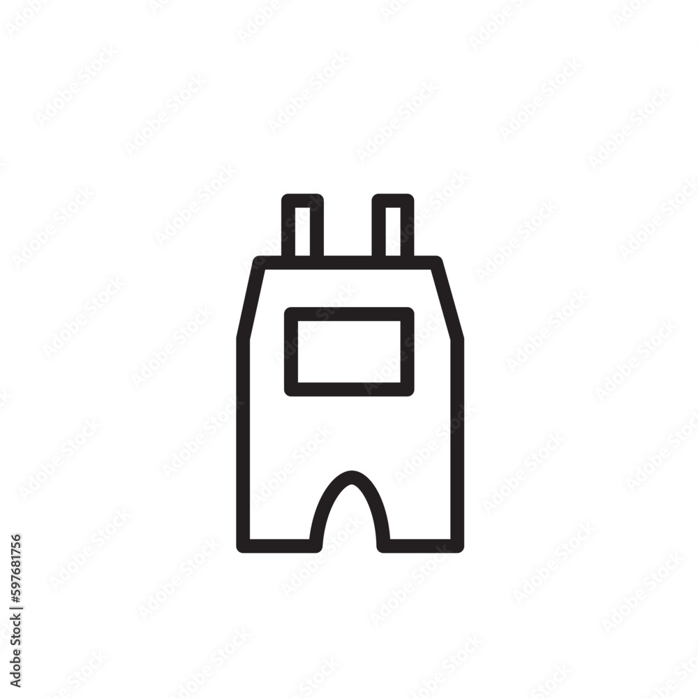 Pants Summer Wear Outline Icon Pants Summer Wear Outline Icon