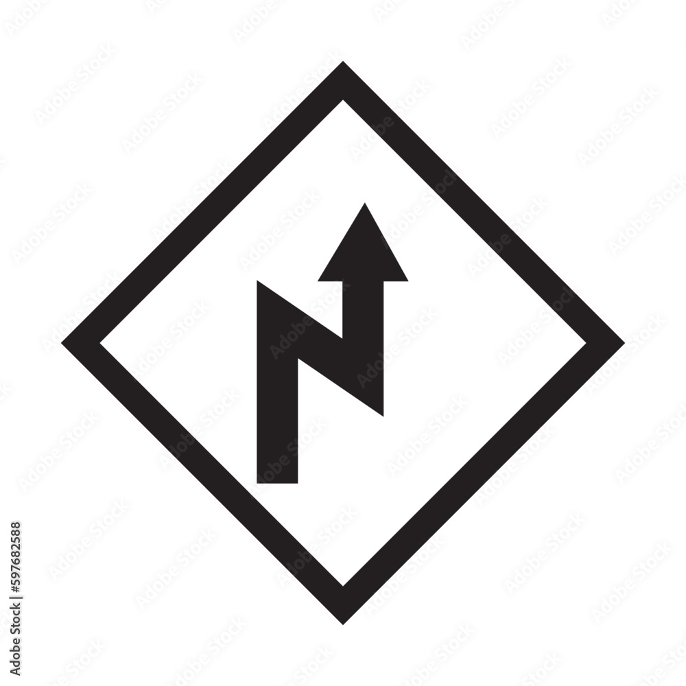 TRAFFIC SIGNS icon design template vector TRAFFIC SIGNS icon design template vector