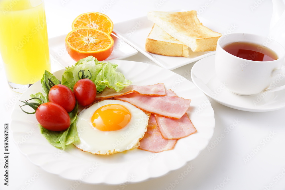 Fototapeta premium 朝食イメージ モーニング