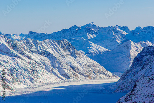 Aletsch Glacier view from jungfraujoch switzerland © PnPy