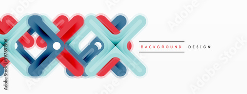 Minimal geometric background cross line. Design for wallpaper, banner, background, landing page, wall art, invitation, prints, posters