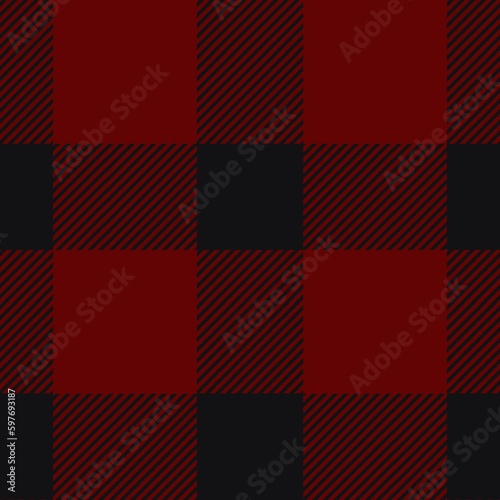 Tartan seamless pattern, red and black can be used in the design. Bedding, curtains, tablecloths