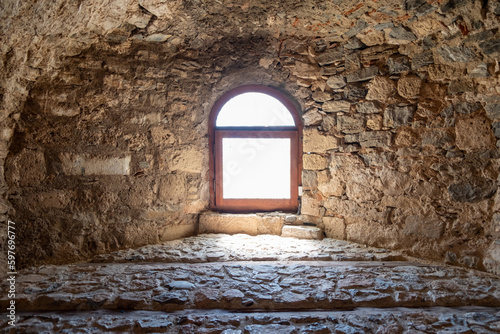 Fotografie Greece, Kanithos or Karababa Castle at Chalkida