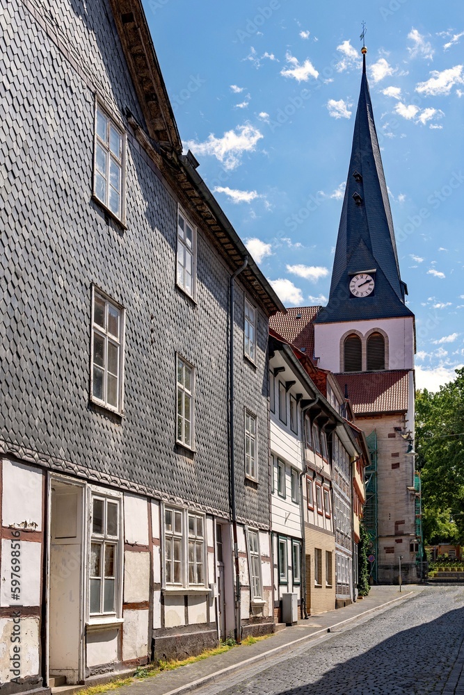 Altstadt von Northeim in Niedersachsen in Deutschland