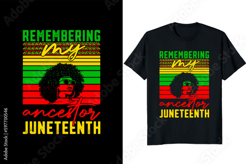 Juneteenth Day T-Shirt Design