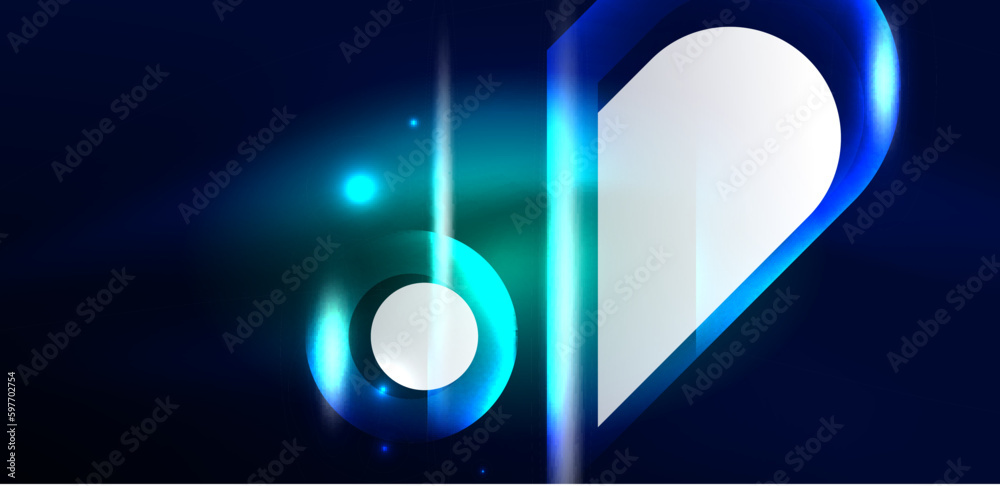 Abstract background glowing neon light geometric shapes. Space cosmic or magic energy vector wallpaper For Wallpaper, Banner, Background, Card, Book Illustration, landing page Abstract background glowing neon light geometric shapes. Space cosmic or magic energy vector wallpaper For Wallpaper, Banner, Background, Card, Book Illustration, landing page