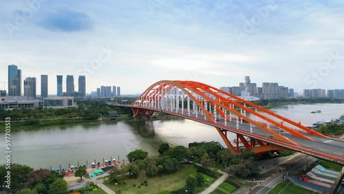 Dongping Bridge, Foshan new town, Foshan City, Guangdong Province, China photo