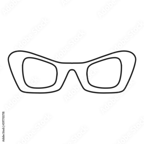 glasses isolated on png background