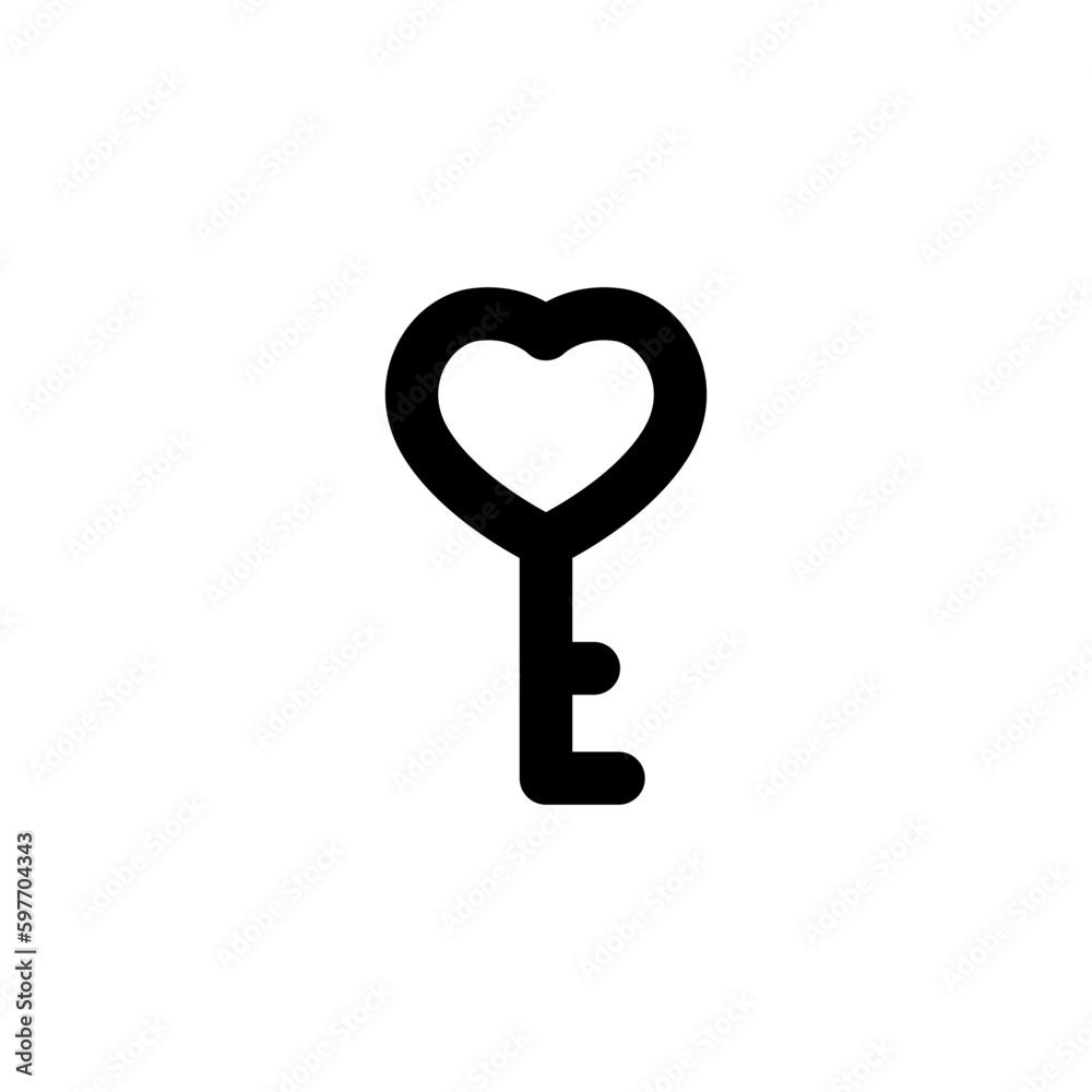 Love key icon