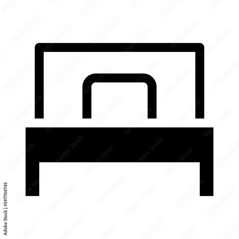 Signle bed icon Signle bed icon