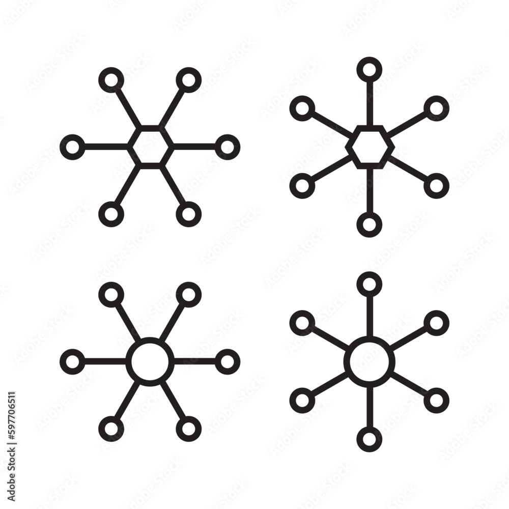 Connection icon isolated vector illustration. Connection icon isolated vector illustration.