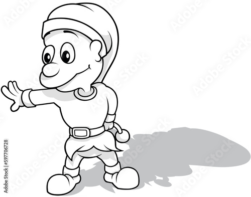 Drawing of a Leprechaun Sta...