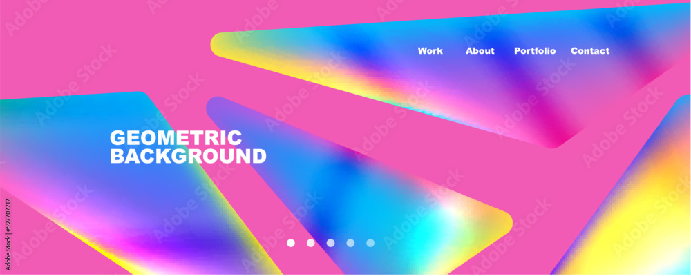 Geometric shapes minimalist abstract background. Vector Illustration For Wallpaper, Banner, Background, Card, Book Illustration, landing page