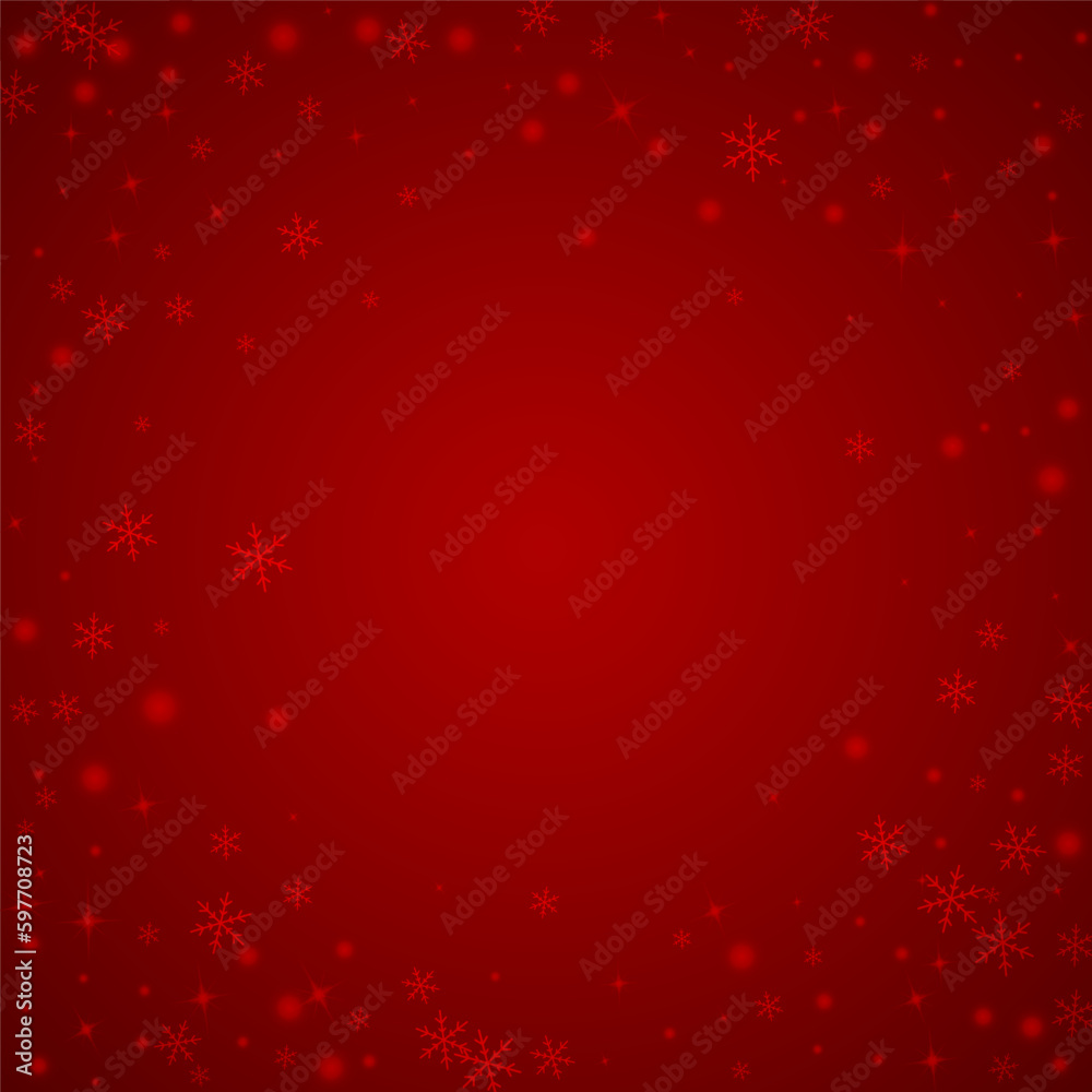 Snowfall overlay christmas background. Subtle