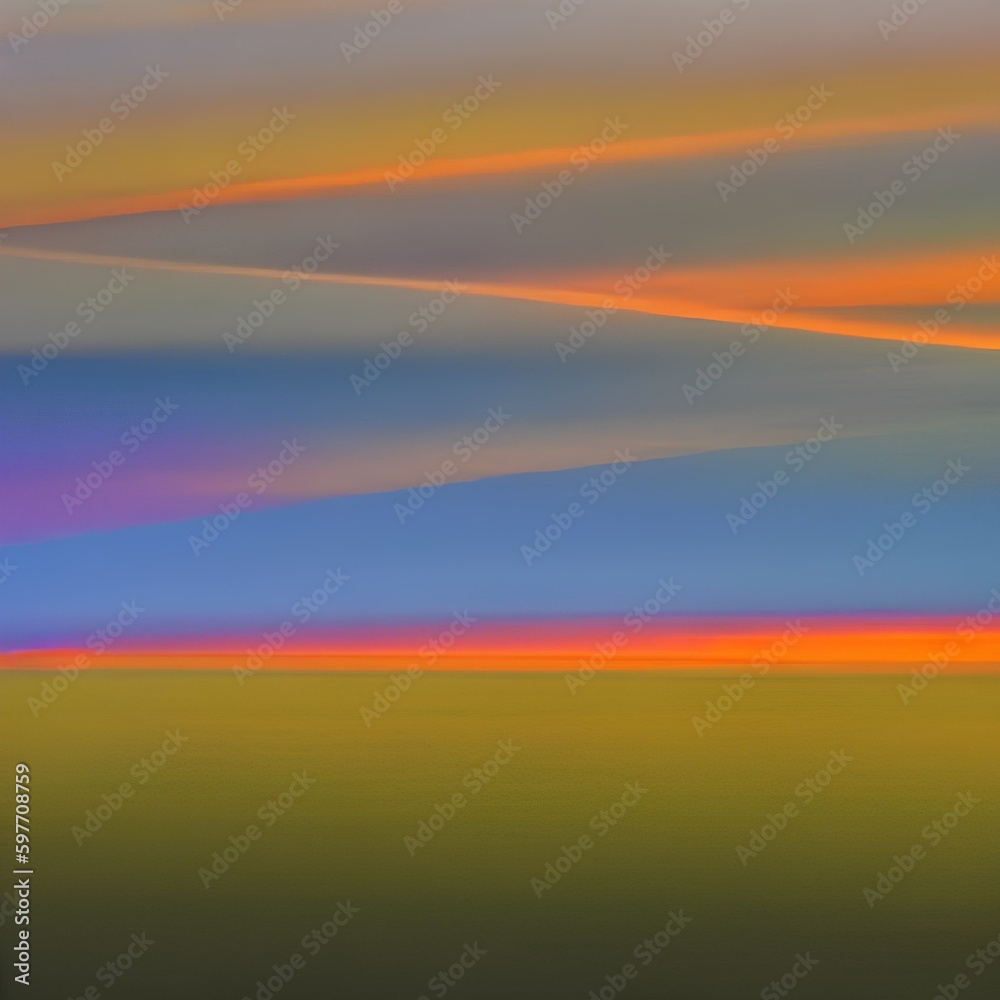 An abstract interpretation of a sunset, with textured and gradient colors resembling the colors of the sky2, Generative AI An abstract interpretation of a sunset, with textured and gradient colors resembling the colors of the sky2, Generative AI