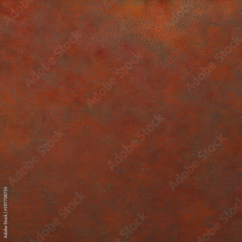 A digital interpretation of a rusted metal surface, with textures and shades of orange and brown2, Generative AI