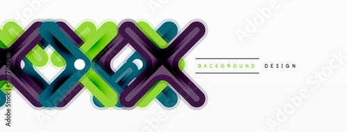 Cross line background minimal geometric template. Design for wallpaper, banner, background, landing page, wall art, invitation, prints, posters