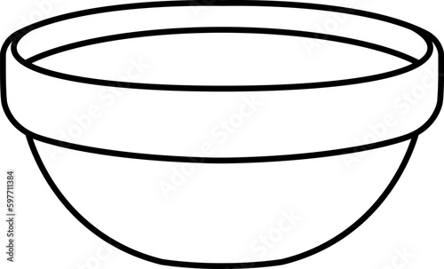 Печатьvector illustration of a glass saucer, a small plate, a saucepan with sauce, doodle and sketch