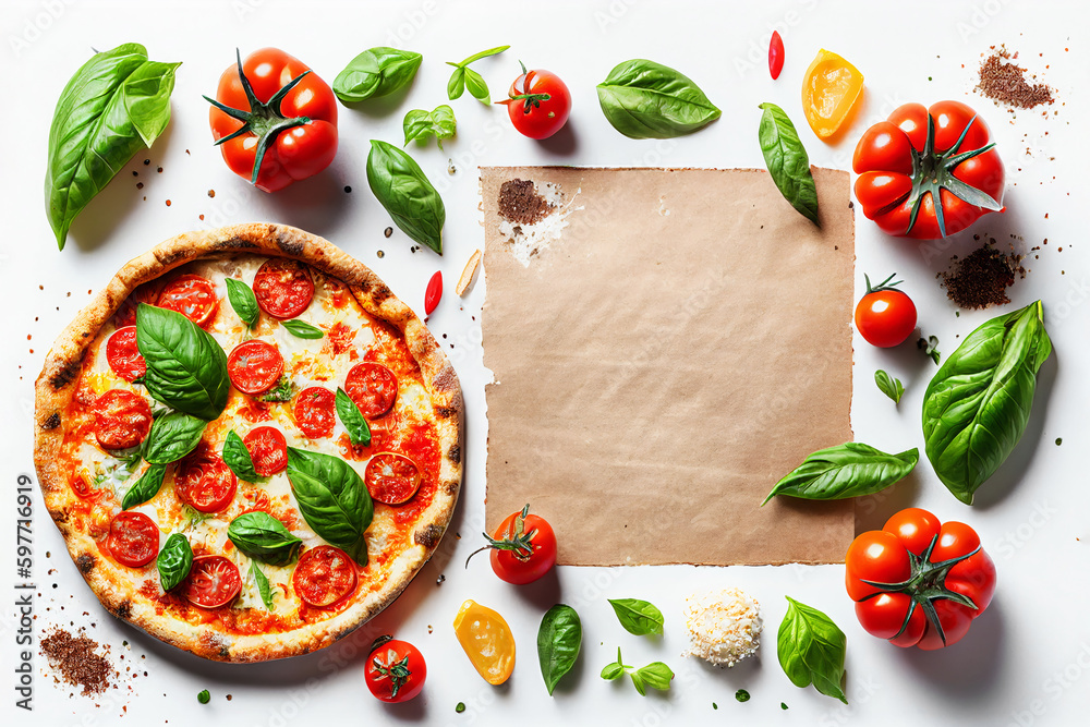 tasty homemade traditional pizza, italian recipe tasty homemade traditional pizza, italian recipe