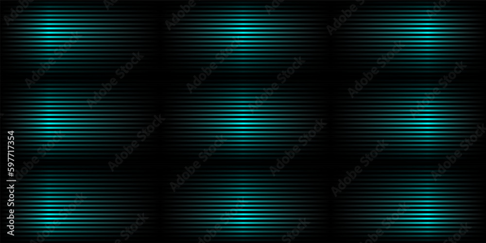 Obraz premium Abstract laser striped lined horizontal glowing background