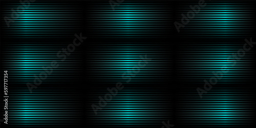 Abstract laser striped lined horizontal glowing background