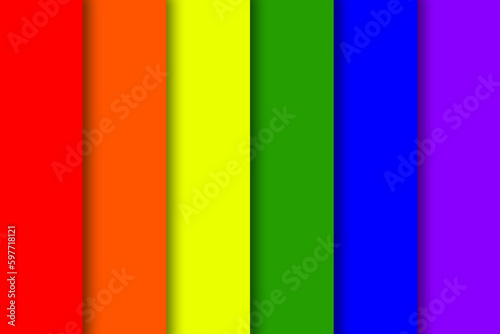 Rainbow flag LGBT, LGBTQ and LGBTQIA representing transgender, gay pride, lesbian for social human rights.
