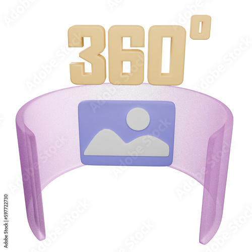 3D Icon Vr 360 Metaverse