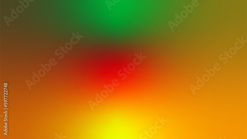abstract green yellow red flag tricolor gradient background