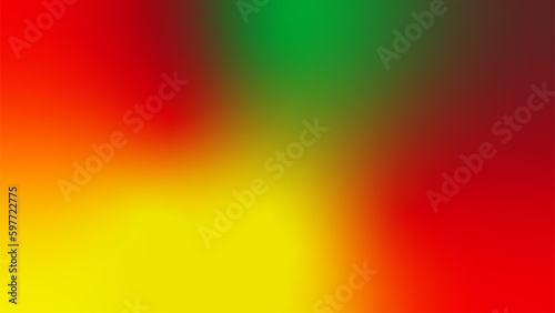 abstract green yellow red flag tricolor gradient background