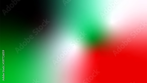 red white green black flag color gradient background