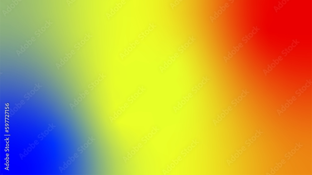 Red yellow blue flag color gradient background