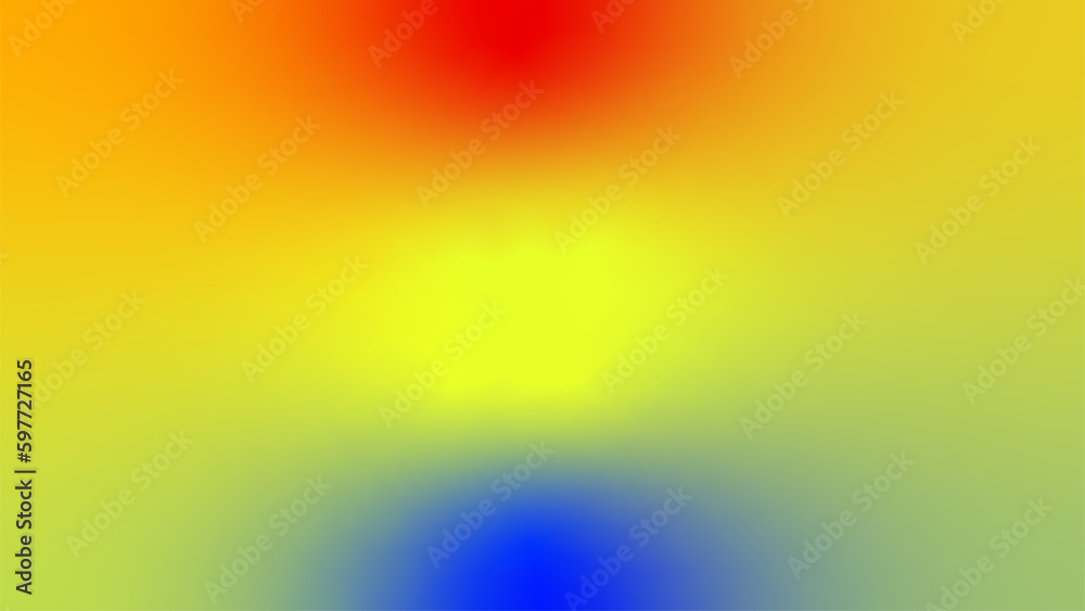 Red yellow blue flag color gradient background