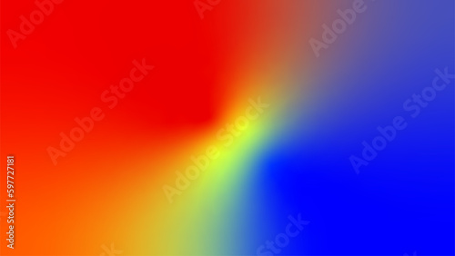 Red yellow blue flag color gradient background