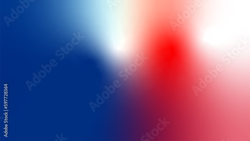 abstract red white blue tricolor flag gradient background