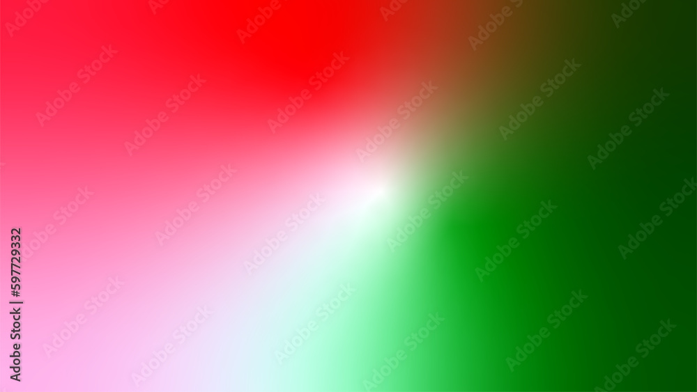 Obraz premium red white green flag colour gradient background