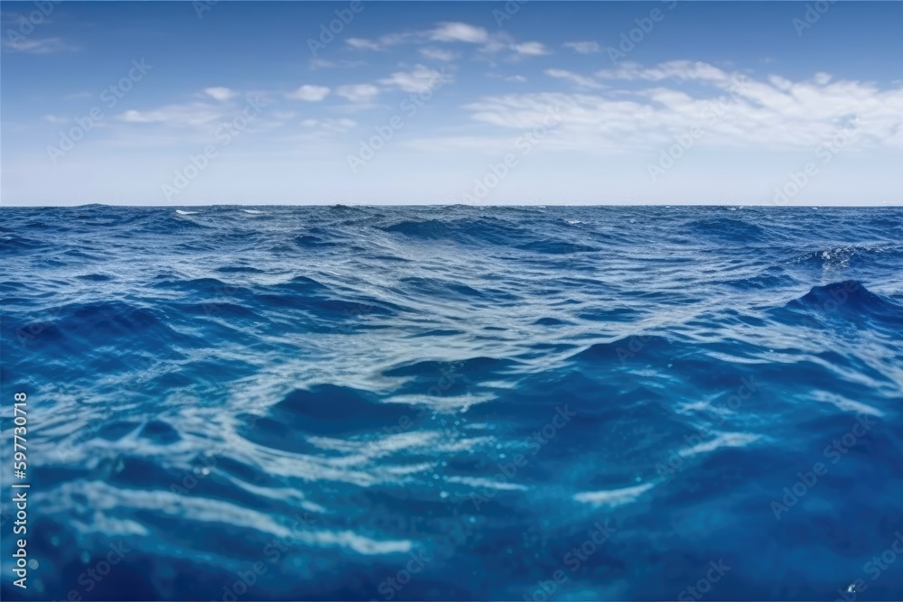 serene lake surrounded by mountains and a clear blue sky. Generative AI serene lake surrounded by mountains and a clear blue sky. Generative AI