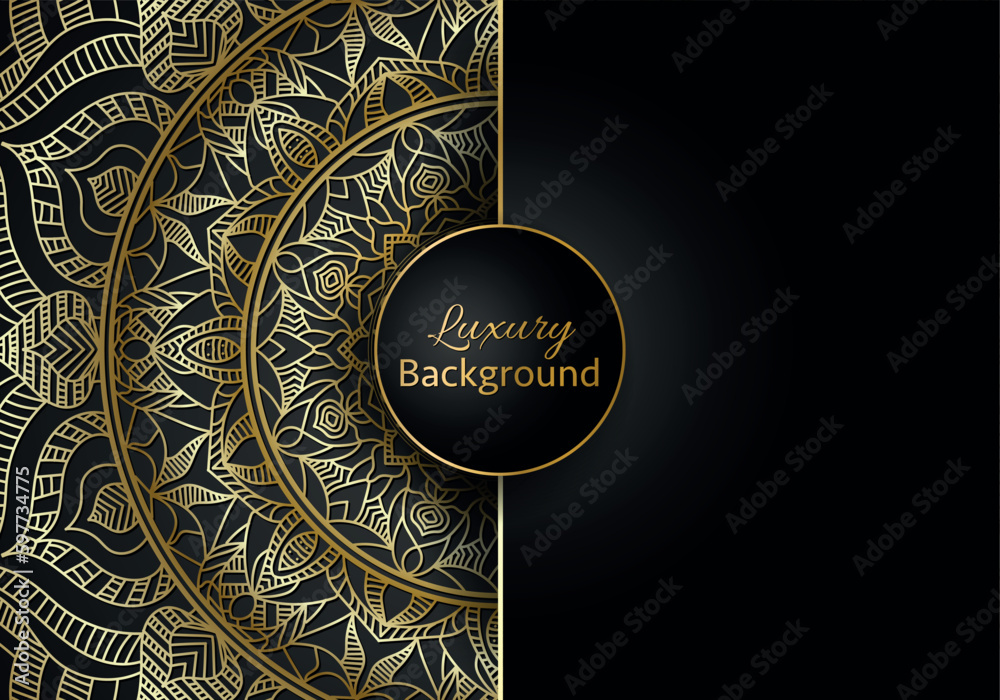 Luxury mandala background ornamental, arabesque style With Golden Arabesque Pattern Style. Decorative Mandala Ornament For Print Luxury mandala background ornamental, arabesque style With Golden Arabesque Pattern Style. Decorative Mandala Ornament For Print