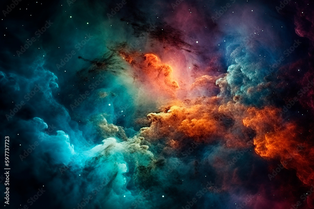 Galaxy nebula sky space mystical magic