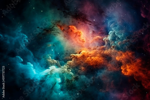 Galaxy nebula sky space mystical magic