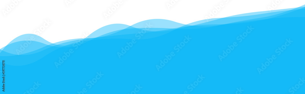 Water wave Blue river, sea, ocean layer. Vector background Water wave Blue river, sea, ocean layer. Vector background